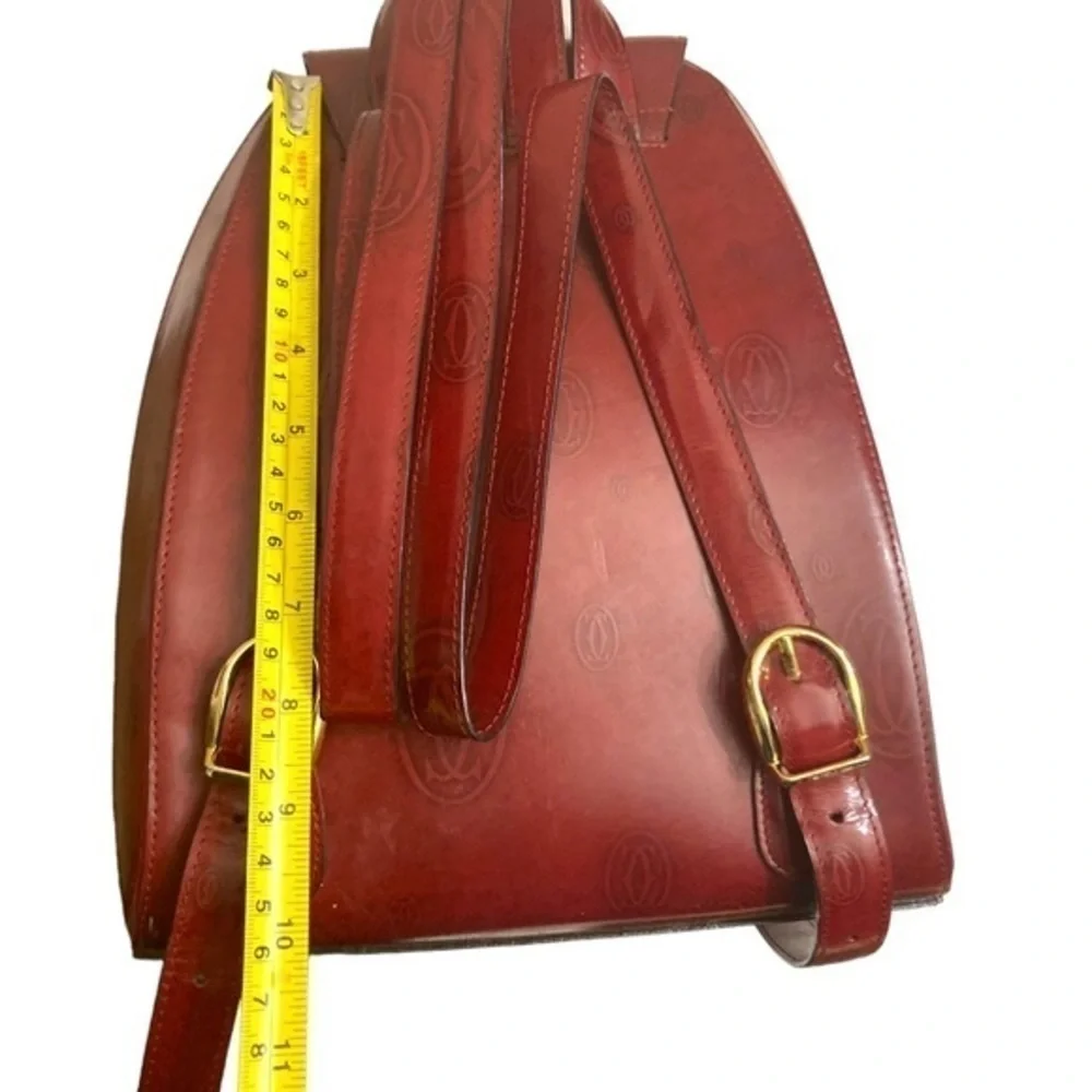 Cartier birthday burgandy vintage backpack